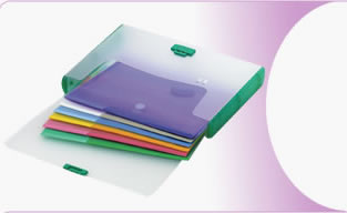 Tarifold Briefcases are translucent and happening.