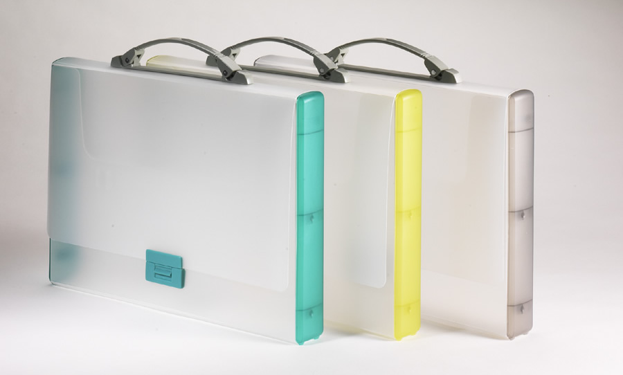 Tarifold Translucent and Opaque Briefcases.